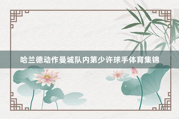 哈兰德动作曼城队内第少许球手体育集锦