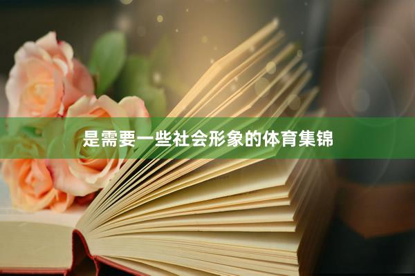 是需要一些社会形象的体育集锦