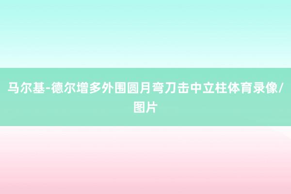 马尔基-德尔增多外围圆月弯刀击中立柱体育录像/图片