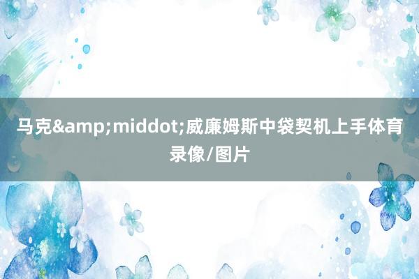 马克&middot;威廉姆斯中袋契机上手体育录像/图片