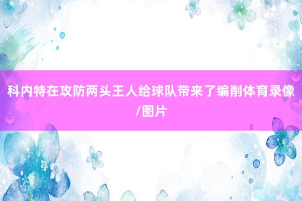 科内特在攻防两头王人给球队带来了编削体育录像/图片