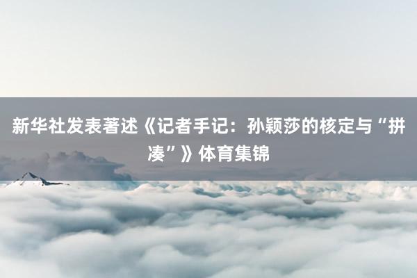 新华社发表著述《记者手记：孙颖莎的核定与“拼凑”》体育集锦