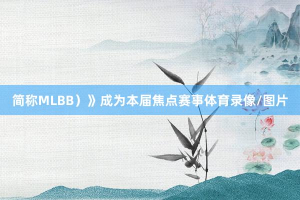简称MLBB）》成为本届焦点赛事体育录像/图片